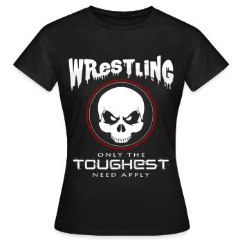 Wrestling - Frauen T-Shirt - Schwarz - Vorne - AI Model Female 172 dark (172cm)