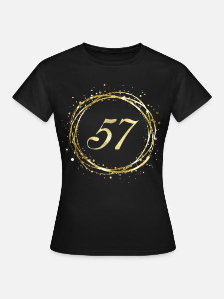 57 - Frauen T-Shirt - Schwarz