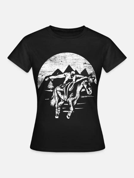 Grazioese Voltigierkür Mannschaft - Frauen T-Shirt - Schwarz