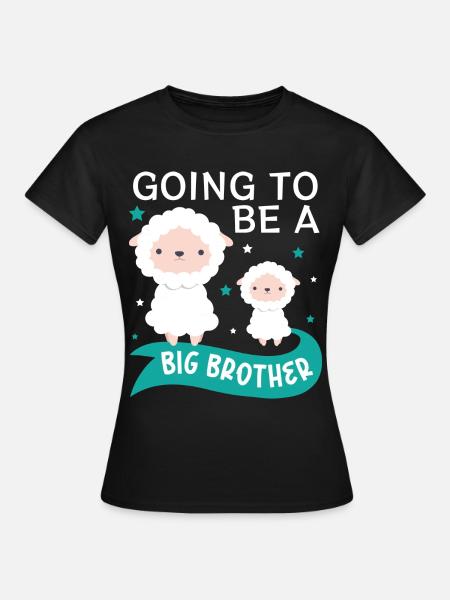 Ich Werde Bald Großer Bruder - Frauen T-Shirt - Schwarz