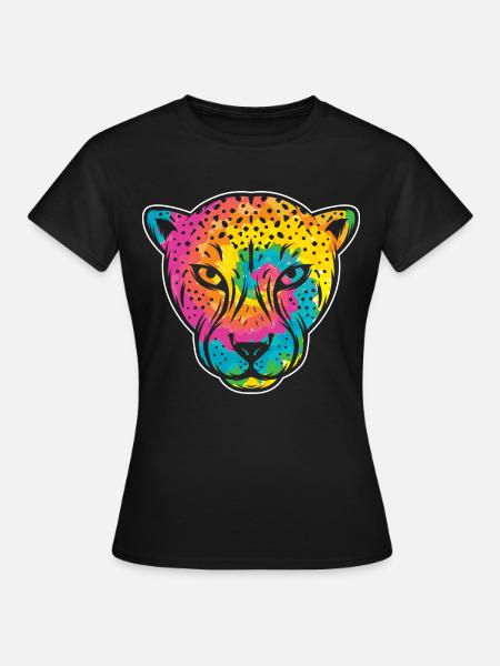 Gepardenflüsterer Wildtier Tierpfleger - Frauen T-Shirt - Schwarz