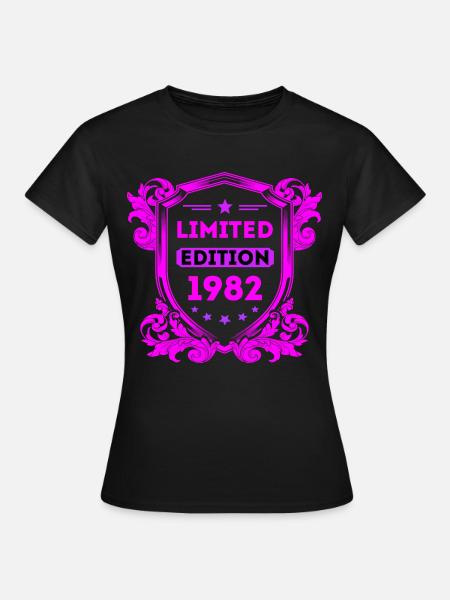 1982 - Frauen T-Shirt - Schwarz