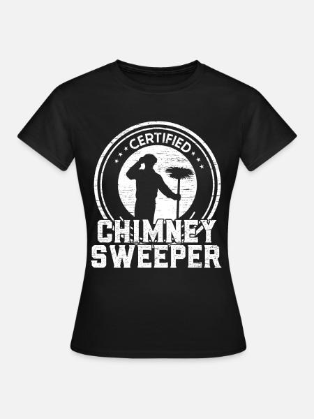 Zertifizierter Schornsteinfeger - Frauen T-Shirt - Schwarz