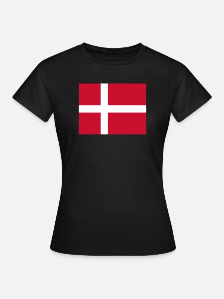 Dänemark - Frauen T-Shirt - Schwarz