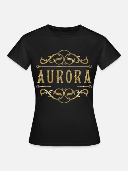 Aurora - Frauen T-Shirt - Schwarz