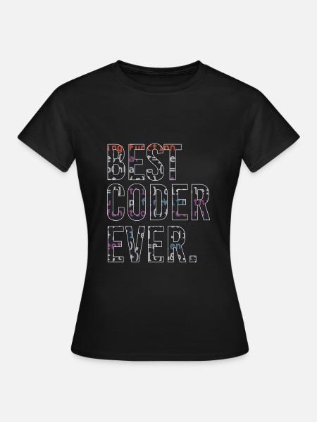 Bester Programmierer Coden Coder - Frauen T-Shirt - Schwarz