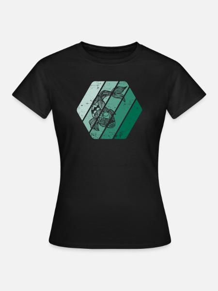 Koi - Frauen T-Shirt - Schwarz