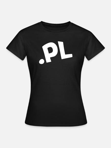 Polen Internet-Code des Landes - Frauen T-Shirt - Schwarz