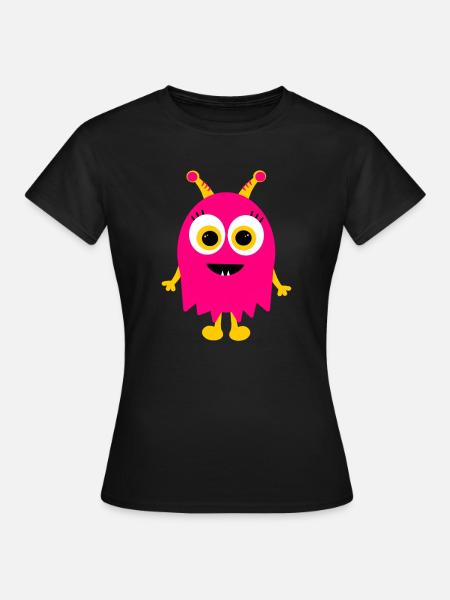 Monster - Frauen T-Shirt - Schwarz