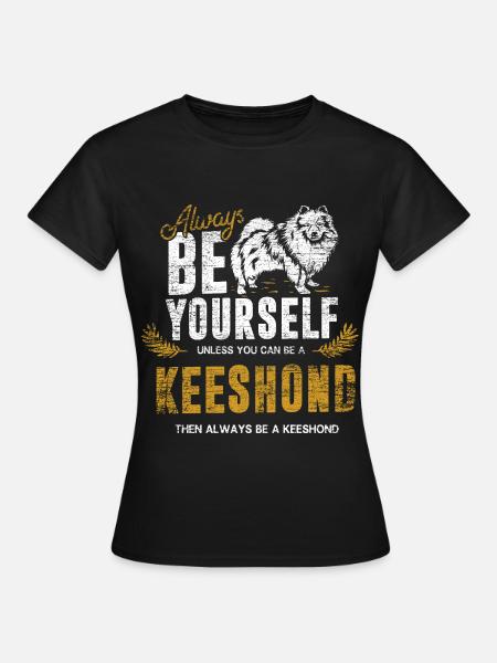 Wuscheliger Keeshond Hundezüchter - Frauen T-Shirt - Schwarz