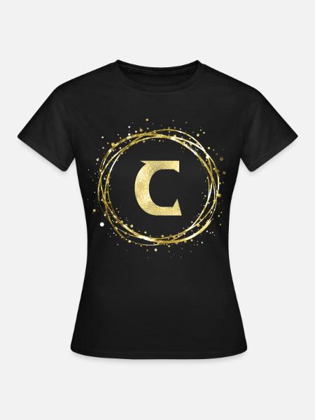C - Frauen T-Shirt - Schwarz