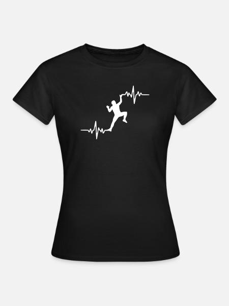 Passion Klettern - Frauen T-Shirt - Schwarz