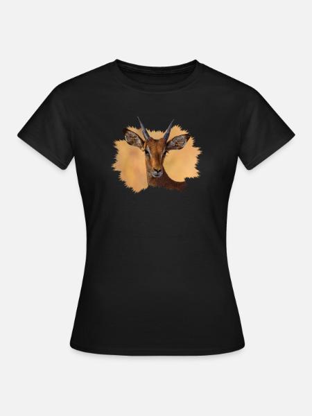 Impala - Frauen T-Shirt - Schwarz