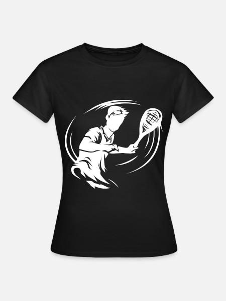Behender Speedminton Matchgewinner - Frauen T-Shirt - Schwarz