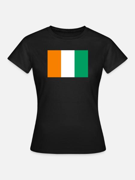 Elfenbeinküste - Frauen T-Shirt - Schwarz