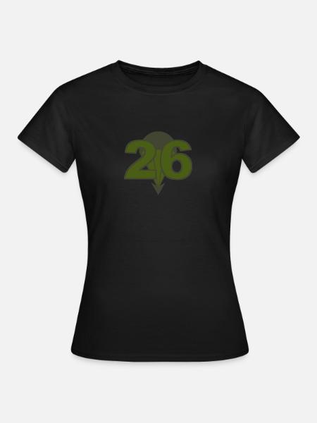 FschJgRgt 26 - Frauen T-Shirt - Schwarz