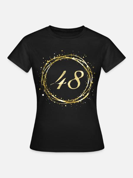 48 - Frauen T-Shirt - Schwarz