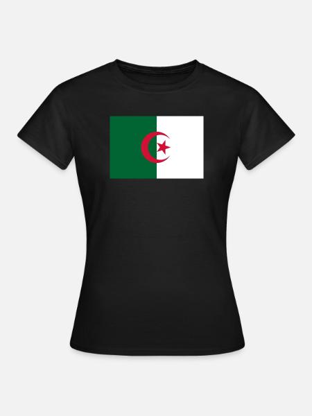 Algerien - Frauen T-Shirt - Schwarz