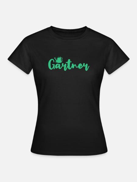 Gärtner - Frauen T-Shirt - Schwarz