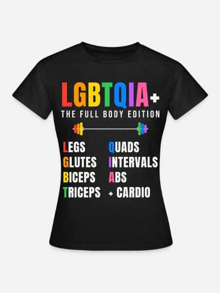 LGBTQIA+ The Full Body Edition - Frauen T-Shirt - Schwarz