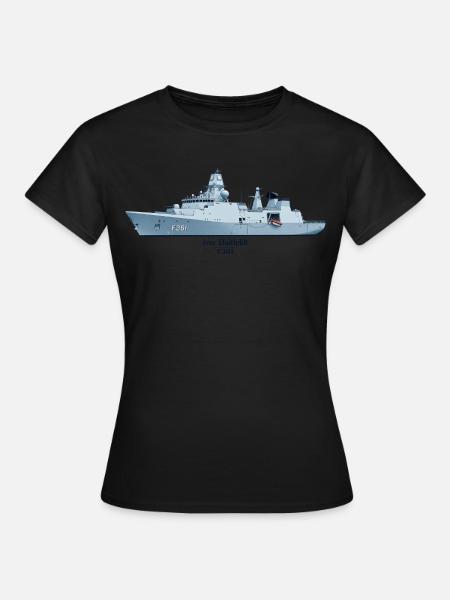 Iver Huitfeldt F361 – Technisches Schiffsprofil  - Frauen T-Shirt - Schwarz