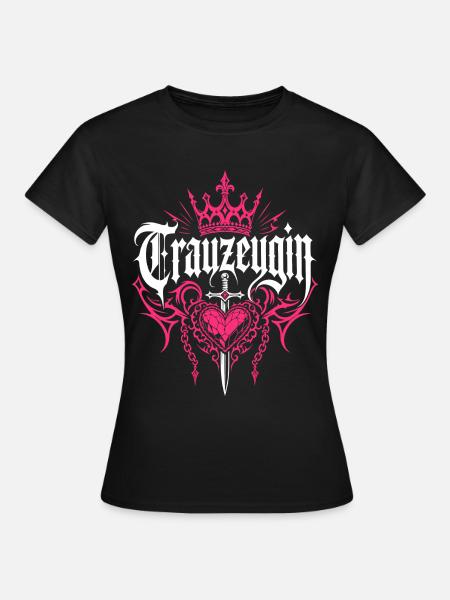Trauzeugin Krone Hochzeit Braut - Frauen T-Shirt - Schwarz