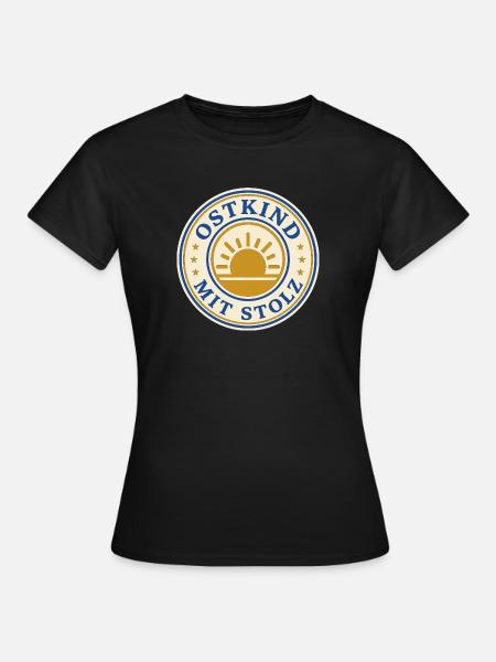 Ostkind mit Stolz Ostdeutschland - Frauen T-Shirt - Schwarz
