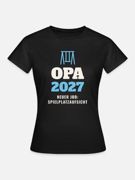 Opa 2027 - Frauen T-Shirt - Schwarz