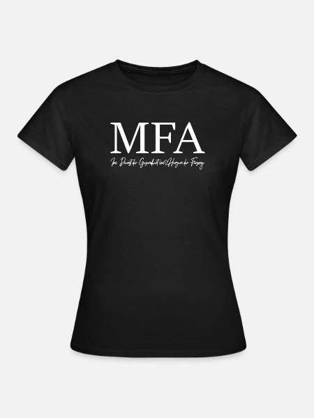 Arzthelferin Gesundheit MFA - Frauen T-Shirt - Schwarz