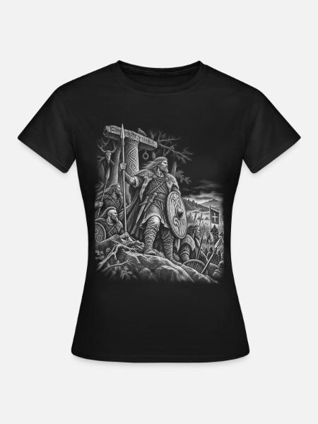 Widukind – Sachsenführer - Frauen T-Shirt - Schwarz