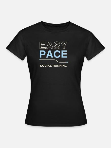 Easy Pace - Frauen T-Shirt - Schwarz