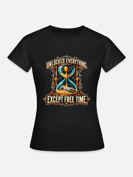Entsperrt alles, außer Freizeit - Frauen T-Shirt - Schwarz