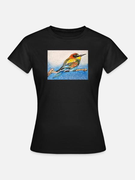 Vogel - Bienenfresser II. - Frauen T-Shirt - Schwarz