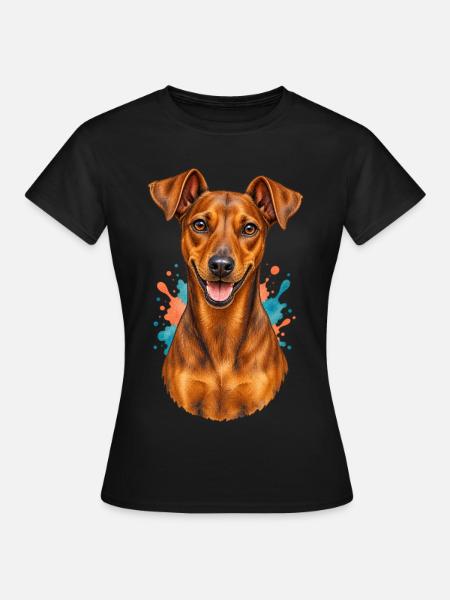 Deutscher Pinscher - Frauen T-Shirt - Schwarz