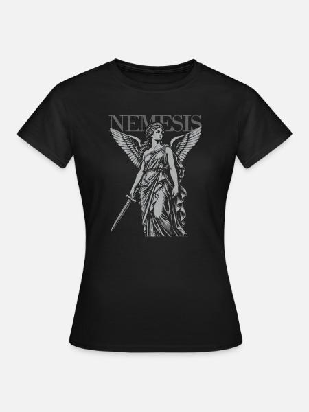 Nemesis-Göttin der Rache - Frauen T-Shirt - Schwarz