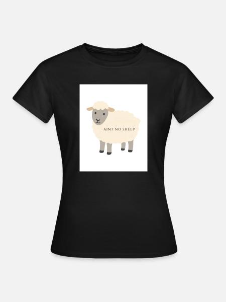 Schafe - Frauen T-Shirt - Schwarz