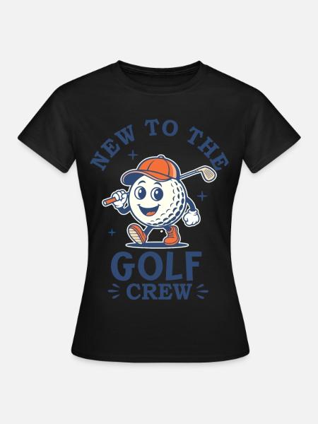 Golf Crew Baby - Frauen T-Shirt - Schwarz