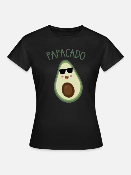 Papacado Avocado Sonnenbrille - Frauen T-Shirt - Schwarz
