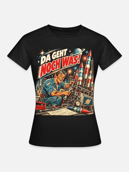 Da geht noch was – Feuerwerk - Frauen T-Shirt - Schwarz
