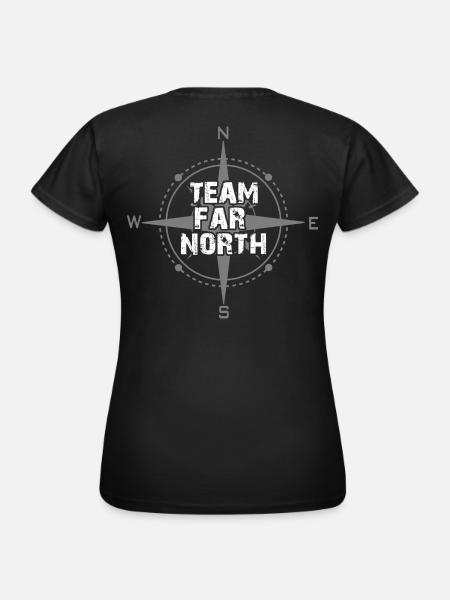 Team Far North | Nordland | Norden - Frauen T-Shirt - Schwarz