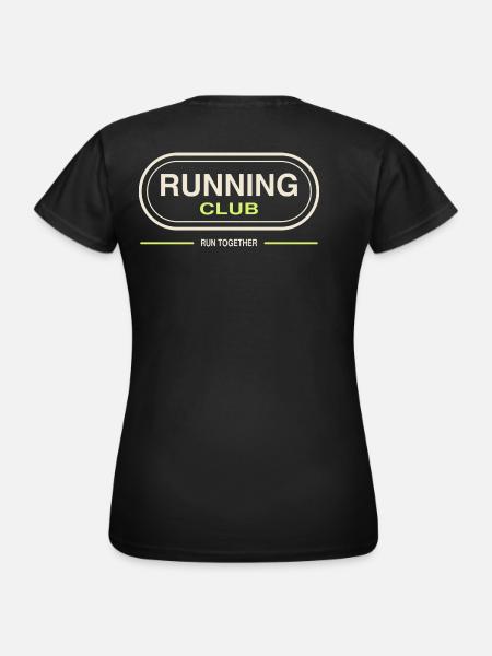 Running Club  - Frauen T-Shirt - Schwarz