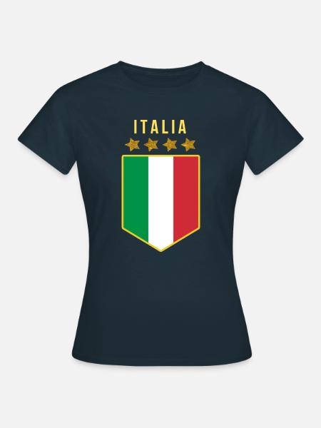 Italien Jersey FORZA AZZURI 2021 - Frauen T-Shirt - Navy