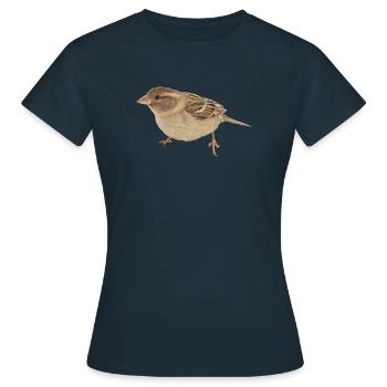Vogel - Frauen T-Shirt - Navy - Vorne - AI Model Female 172 dark (172cm)