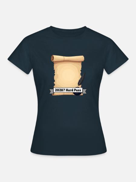 2028? Hard Pass – Verfassung Politik Satire - Frauen T-Shirt - Navy