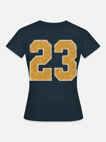 College-23-30cm- - Frauen T-Shirt - Navy