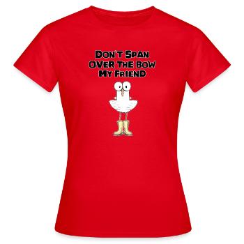 Witziger Spruch Englisch lustig - Frauen T-Shirt - Rot - Vorne - AI Model Female 172 dark (172cm)