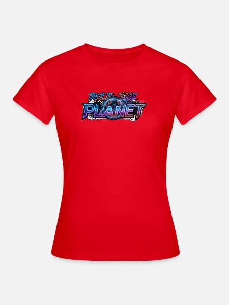 Rule_the_Planet - Frauen T-Shirt - Rot