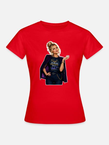 Frage dich ständig: hä? - Frauen T-Shirt - Rot