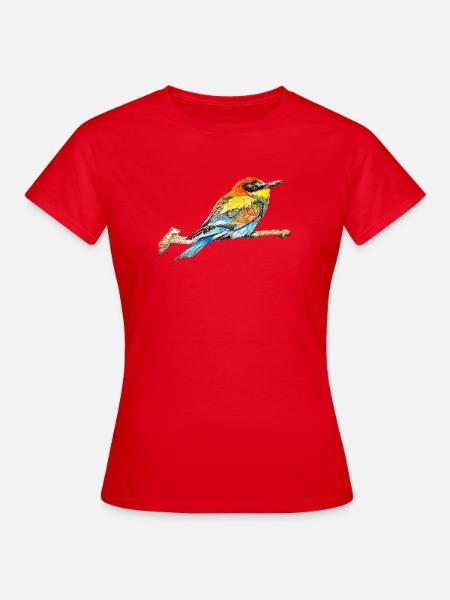 Bienenfresser I. - Vogel - Frauen T-Shirt - Rot