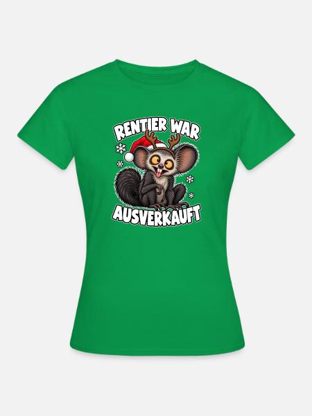 Rentier war ausverkauft - Frauen T-Shirt - Kelly Green